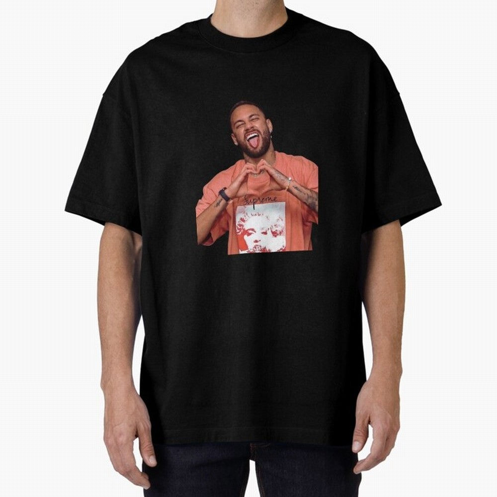 Neymar Junior Heart Classic T-Shirt Join Supporters Worldwide for FIFA World Cup 2026 USA Canada Mexico for Fans of Messi, CR7 and Mbappe and Argentina, Bringing Sports Nostalgia, International Competition, Famous Players and Unforgettable