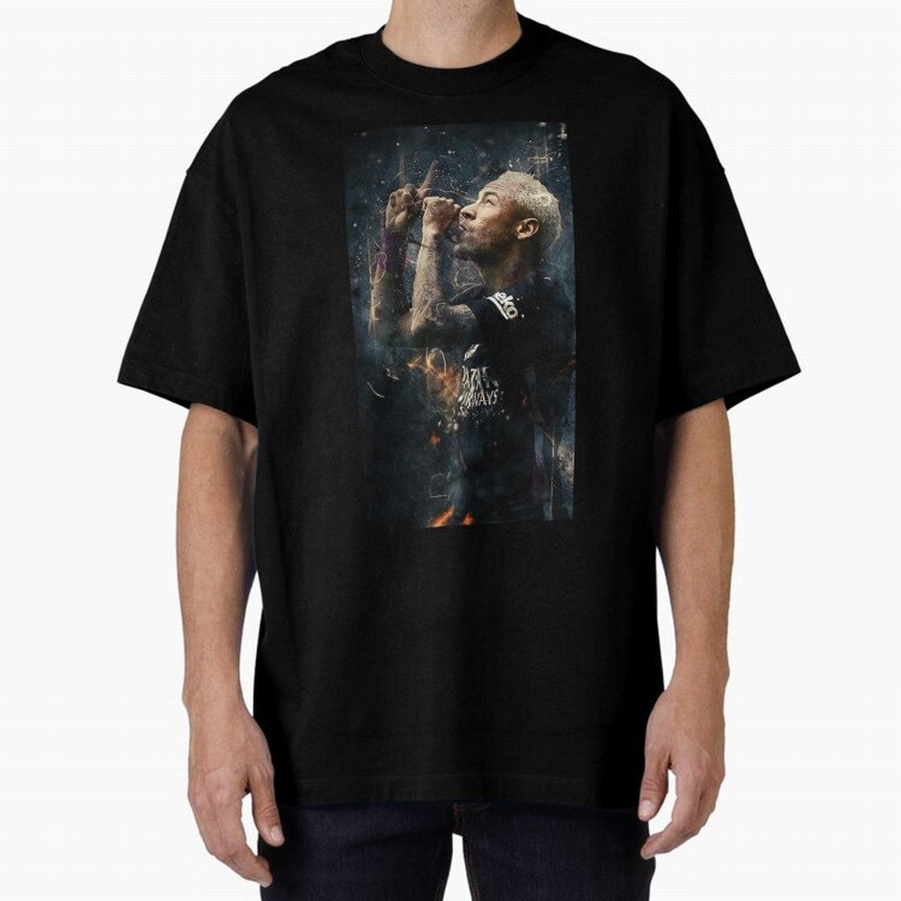 Neymar Junior - Design #o22 Oversized T-Shirt Bring Retro Soccer Energy to FIFA World Cup 2026 Group Stage Filled with Cristiano Ronaldo, Haaland and CR7, England, France and Netherlands Energy, Football Festival Excitement, Trophy Ambitions,