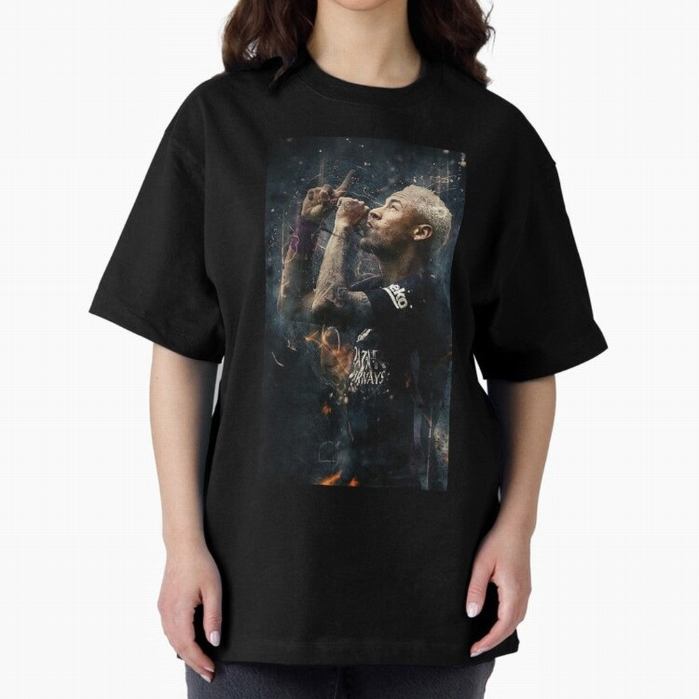 Neymar Junior - Design #o22 Oversized T-Shirt Bring Retro Soccer Energy to FIFA World Cup 2026 Group Stage Filled with Cristiano Ronaldo, Haaland and CR7, England, France and Netherlands Energy, Football Festival Excitement, Trophy Ambitions,