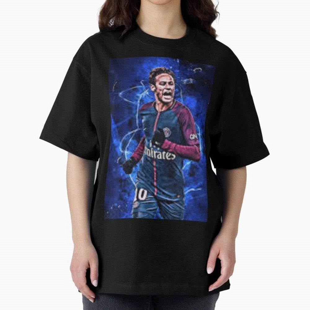 neymar jr art Oversized T-Shirt Celebrate the Road through FIFA World Cup 2026 Spirit, Celebrating England, France and Netherlands, Haaland, Football History, Final Match Energy, Crowd Noise and Once in a Lifetime Moments; Ideal for Fans Who Follow
