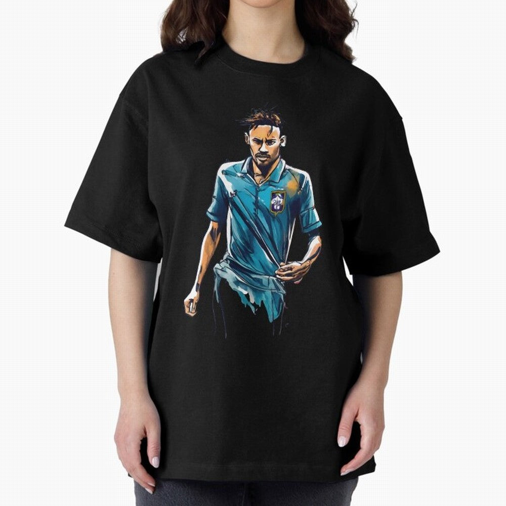 Neymar Jr watercolor drawing Classic T-Shirt Support Iconic Players in Global Football Passion for FIFA World Cup 2026 Group Stage, Driven by Neymar, England, Champion Mindset, Group Stage Buzz, Knockout Tension and Passionate Fan Culture; Created