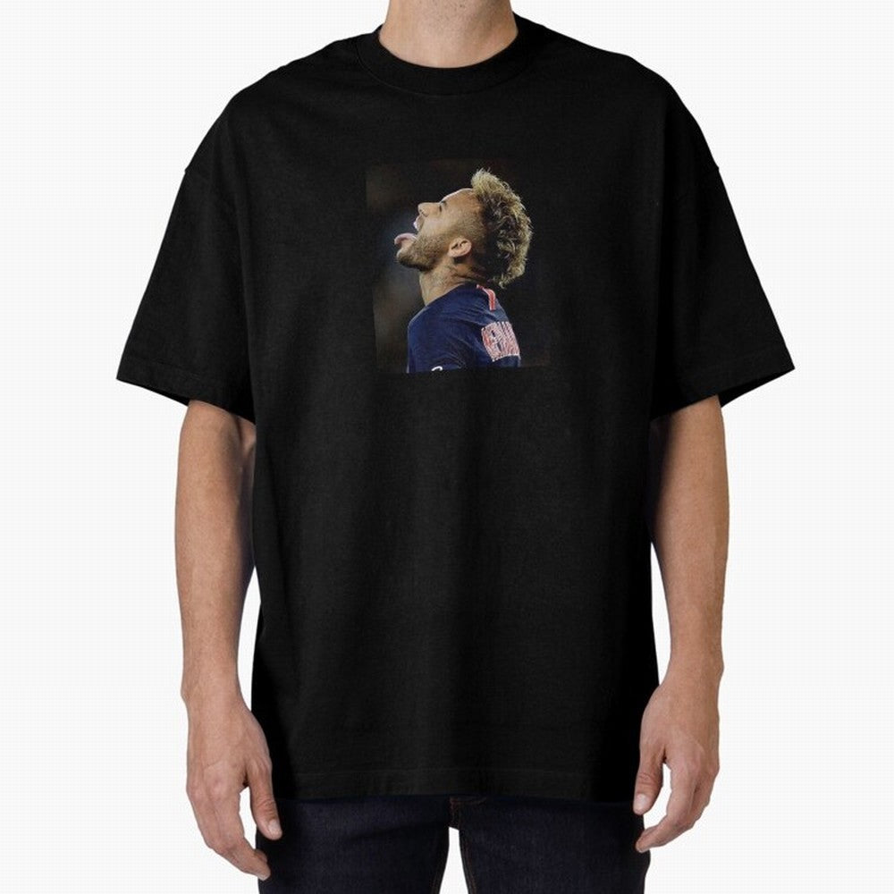 Neymar Jr Oversized T-Shirt Bring Supporter Culture to Match Day Hype around FIFA World Cup 2026 Group Stage, CR7, Argentina, Match Day Excitement, Supporter Culture, Golden Goals and Global Football Passion; Perfect for Fans, Collectors, Family