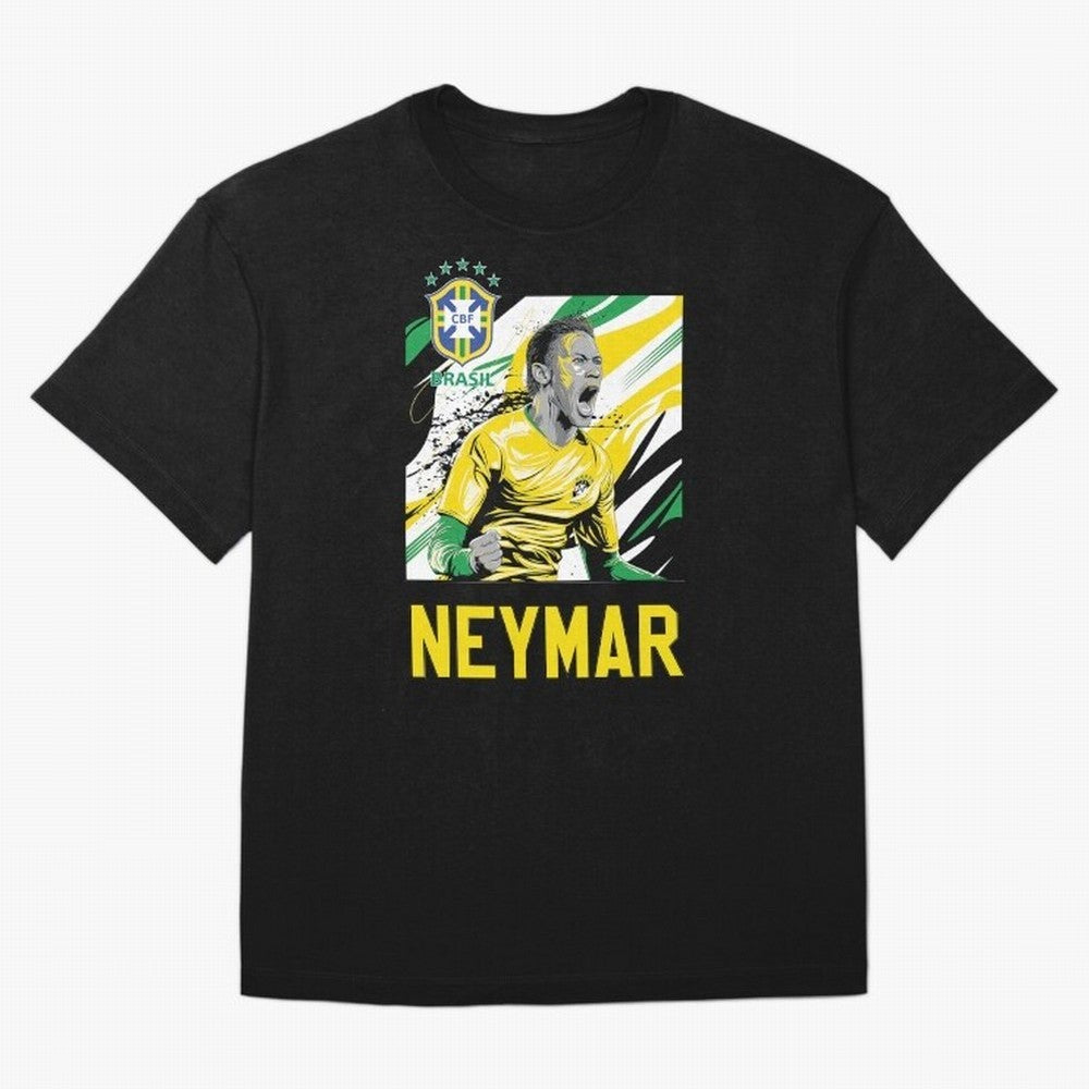 Neymar Jr Essential T-Shirt Show Your Love for FIFA World Cup 2026 USA Canada Mexico Spirit, Featuring France, Mbappe and Neymar, Vintage Soccer Flavor, Modern Football Stars, National Flags and Final Night Emotion; Perfect for Supporters Who Want