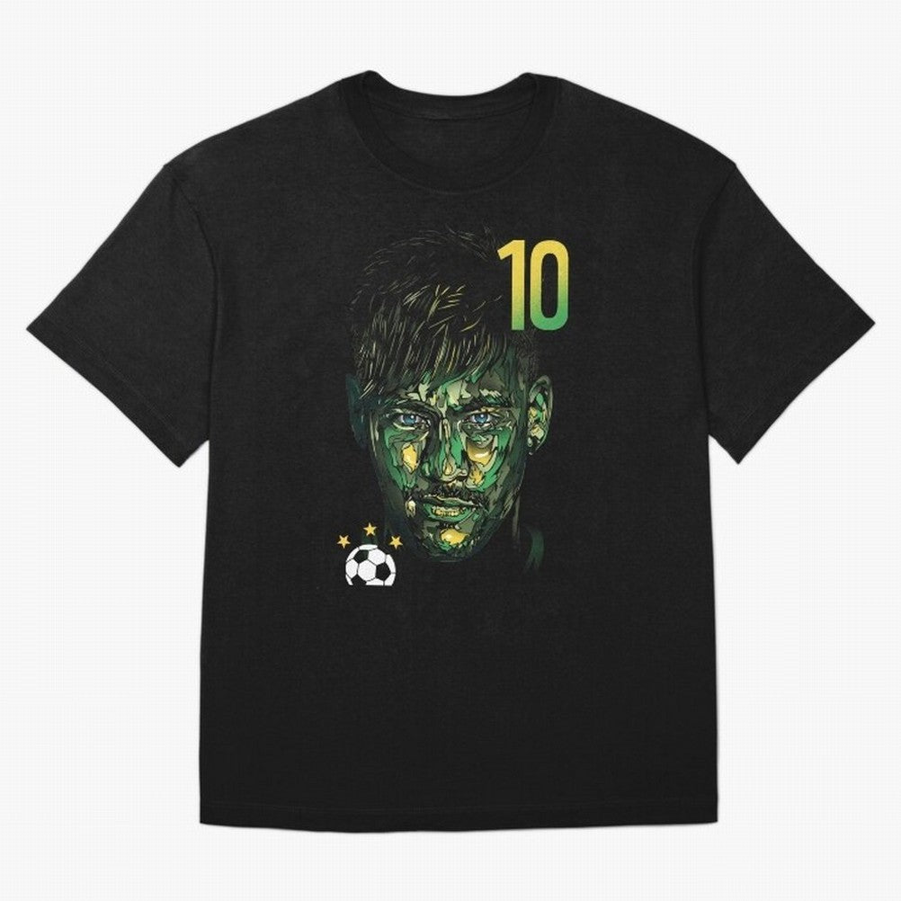 Neymar Jr. Oversized T-Shirt Bring Retro Soccer Energy to FIFA World Cup 2026 USA Canada Mexico Inspired by Messi and Cristiano Ronaldo, Brazil Energy, Football Passion, Legendary Performances, Festival Vibes and Supporter Community; Ideal for