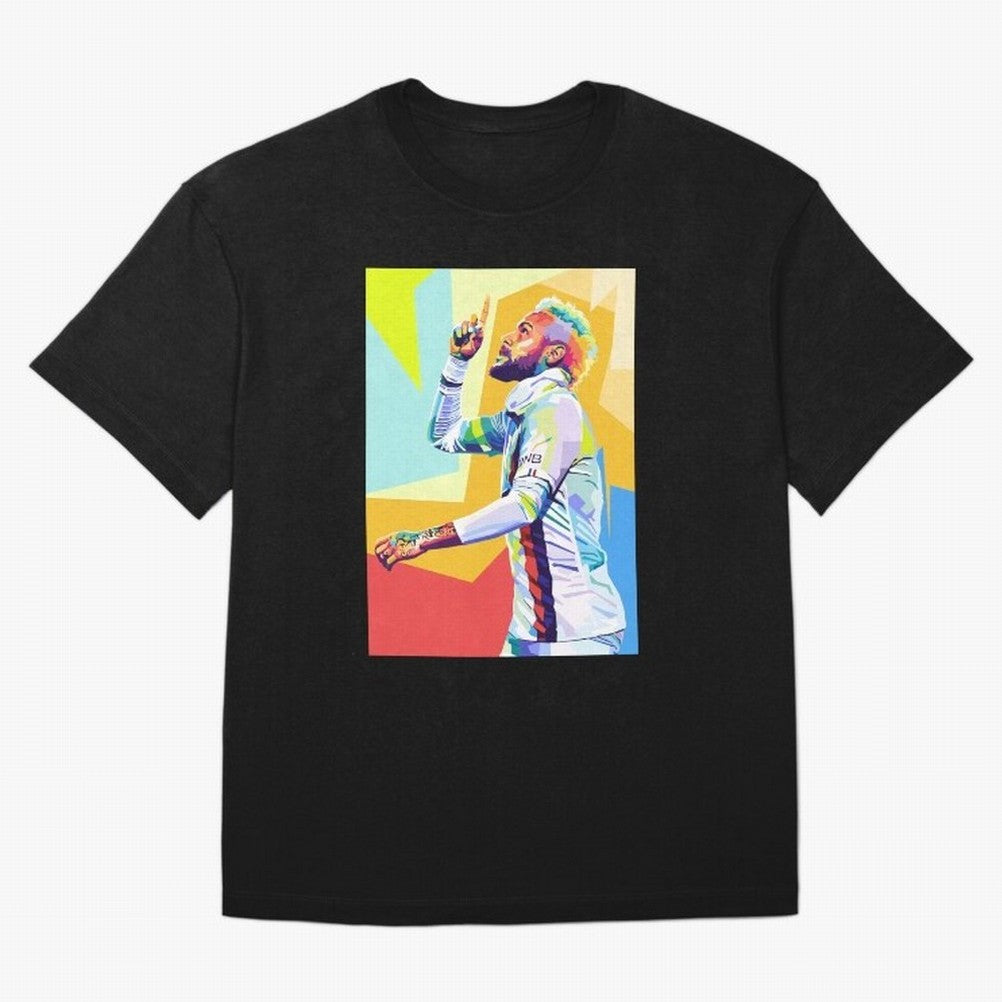 Neymar Jr Wpap pop art Oversized T-Shirt Mark FIFA World Cup 2026 Spirit, Capturing Germany, Neymar, Supporter Pride, Iconic Celebrations, Legendary Names and Global Match Day Energy; Perfect for People Who Love Argentina, Brazil, France, England,