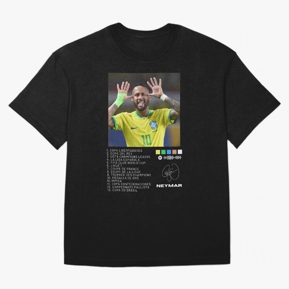 Neymar Brazil 10 Oversized T-Shirt Bring a Champion Mindset to FIFA World Cup 2026 Group Stage for Fans of Messi, CR7 and Mbappe and England and Germany, Bringing Global Supporter Spirit, Legendary Goals, National Colors and Tournament Celebration;