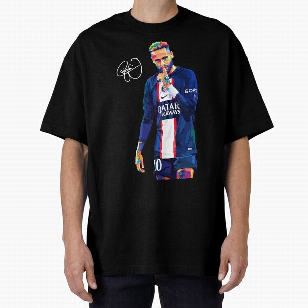 Neymar Jr Wpap Art Classic T-Shirt Celebrate Fan Favorites in FIFA World Cup 2026 Highlighting Messi, Neymar and Mbappe, Portugal, Spain and Germany Energy, Match Day Excitement, Supporter Culture, Golden Goals and Global Football Passion; Built