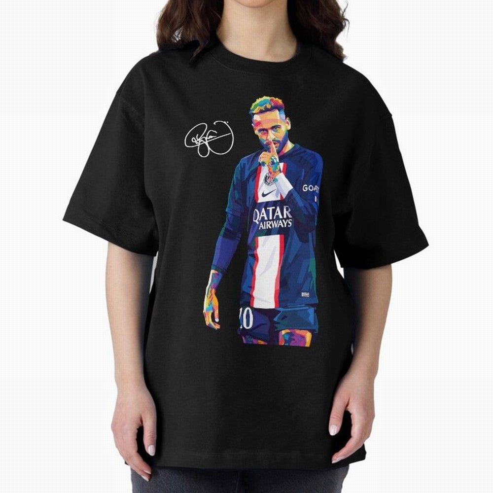 Neymar Jr Wpap Art Classic T-Shirt Celebrate Fan Favorites in FIFA World Cup 2026 Highlighting Messi, Neymar and Mbappe, Portugal, Spain and Germany Energy, Match Day Excitement, Supporter Culture, Golden Goals and Global Football Passion; Built