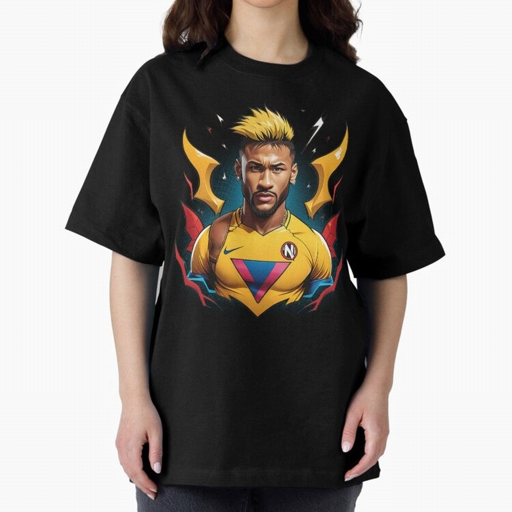 Neymar Jr illustration Classic T-Shirt Keep the Match Day Mood of Global Football Passion for FIFA World Cup 2026 USA Canada Mexico, Driven by Cristiano Ronaldo, England, Global Supporter Spirit, Legendary Goals, National Colors and Tournament