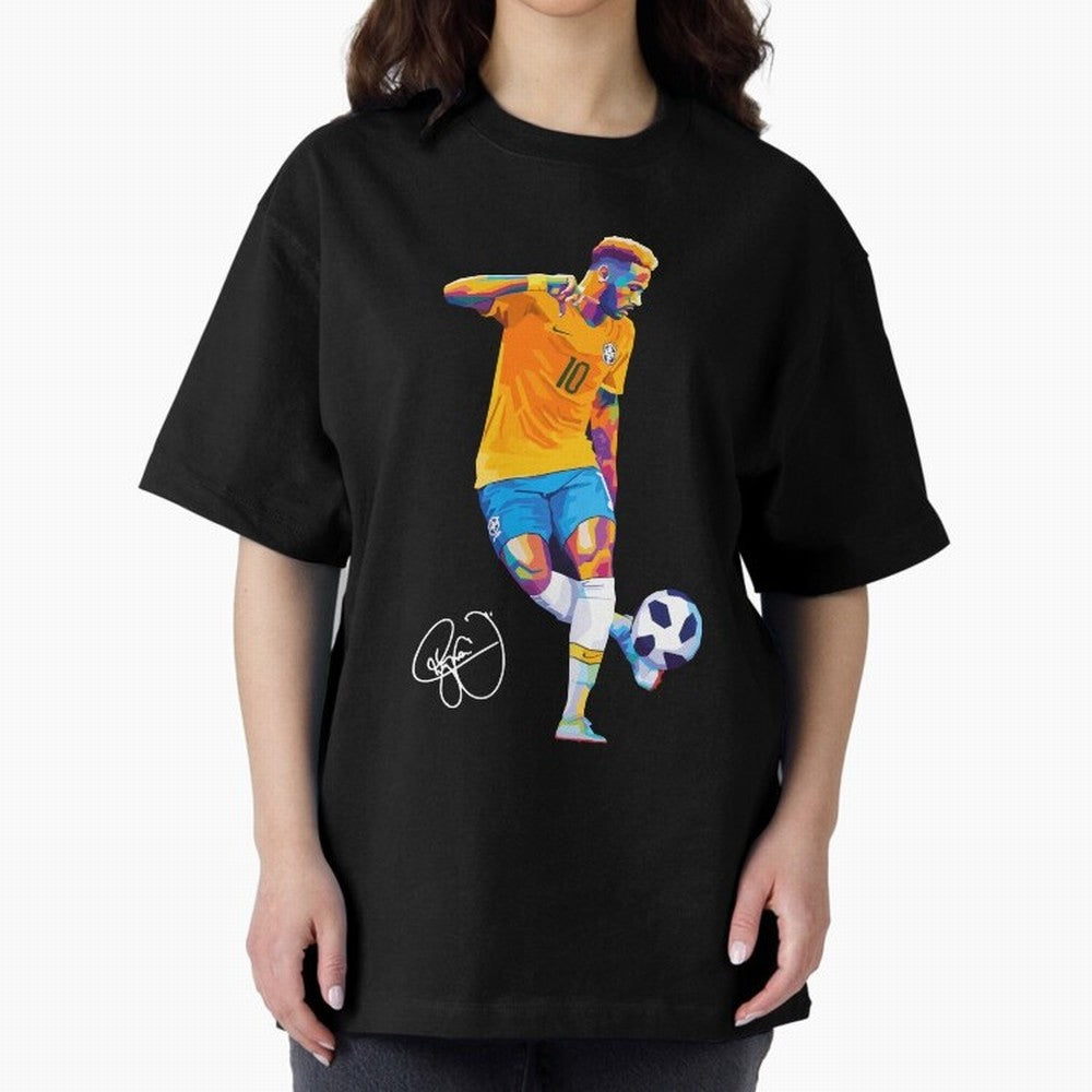 Neymar Jr Footballer Wpap Art Classic T-Shirt Spotlight the FIFA World Cup 2026 USA Canada Mexico Journey through Mbappe Highlights, Argentina Pride, Game Day Rituals, Football Legends, Country Pride and the Road to the Final; Ideal for Fans Who
