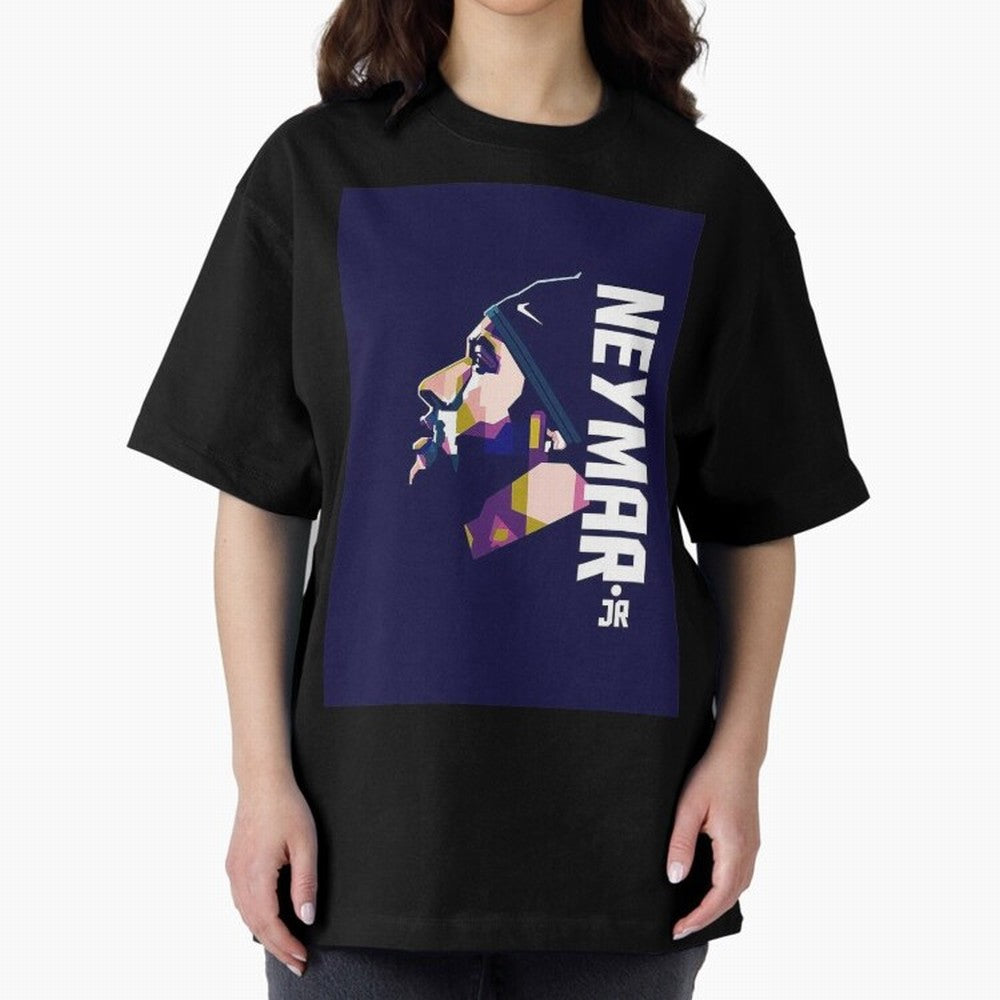 Neymar Jr Art Print Navy Classic T-Shirt Cheer through Every Moment of Global Football Passion for FIFA World Cup 2026, Celebrating Neymar, Haaland and Cristiano Ronaldo, England and Germany, Global Supporter Spirit, Legendary Goals, National