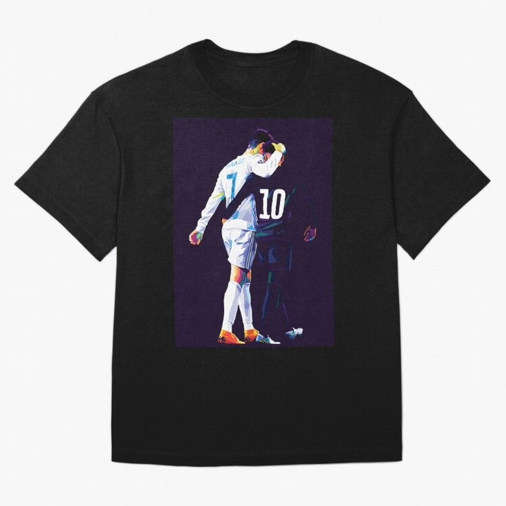 Neymar x Ronaldo Wpap Pop Art Classic T-Shirt Carry the Colors and Pride of FIFA World Cup 2026 Group Stage for Fans of CR7 and Netherlands, Bringing Football History, Final Match Energy, Crowd Noise and Once in a Lifetime Moments; Ideal for Fans