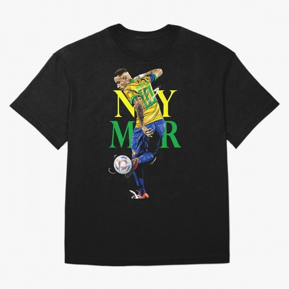 Neymar JR Brazil Oversized T-Shirt Celebrate the Stars of FIFA World Cup 2026 Group Stage Spirit, Driven by Netherlands, CR7, Tournament Hype, Historic Matchups, Family Viewing Parties and Global Sports Pride; Great for Supporters Who Love