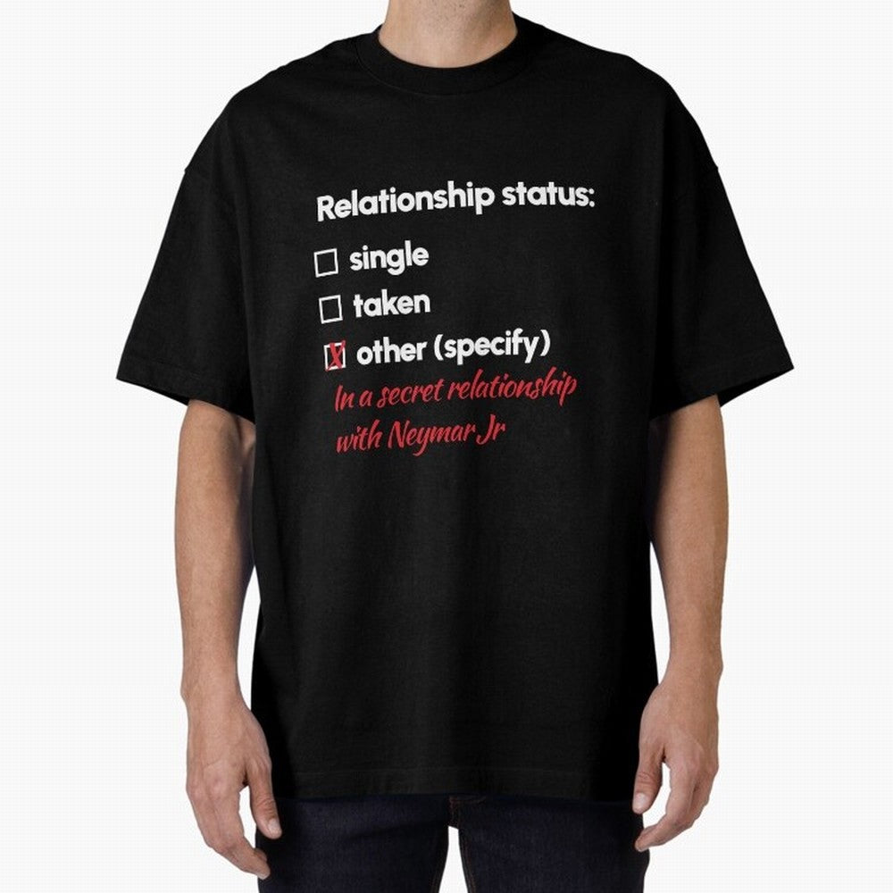 Neymar Jr - Relationship 2 Oversized T-Shirt Bring a Vintage Feel to FIFA World Cup 2026 for Fans of Neymar, Haaland and Cristiano Ronaldo and Portugal, Spain and Germany, Bringing Stadium Chants, National Pride, Trophy Dreams and Unforgettable