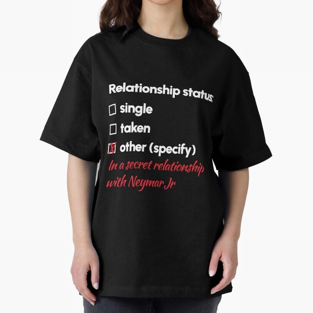 Neymar Jr - Relationship 2 Oversized T-Shirt Bring a Vintage Feel to FIFA World Cup 2026 for Fans of Neymar, Haaland and Cristiano Ronaldo and Portugal, Spain and Germany, Bringing Stadium Chants, National Pride, Trophy Dreams and Unforgettable