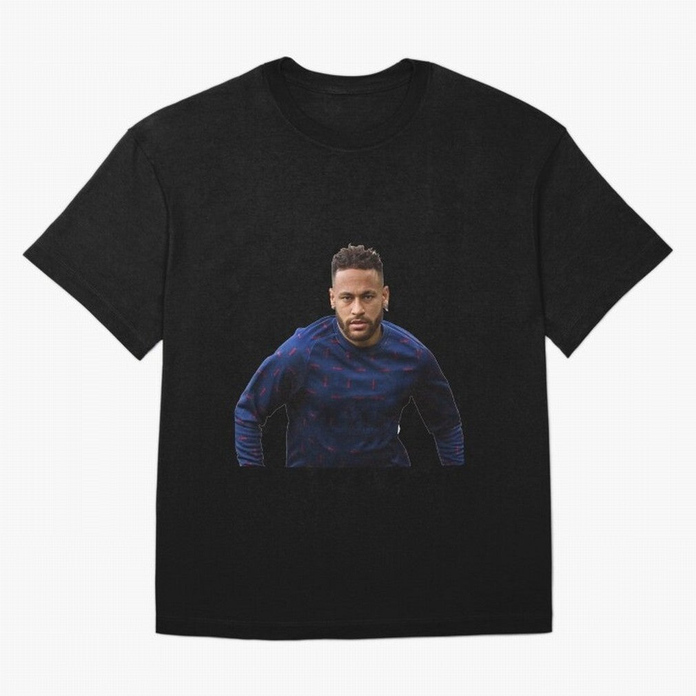 Neymar Junior Sticker Oversized T-Shirt Show Your Tournament Heart for FIFA World Cup 2026 Group Stage Spirit, with England and Germany, Messi and Cristiano Ronaldo, Classic Soccer Heritage, Championship Pressure, Fan Loyalty and International