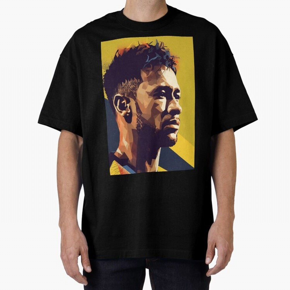 Neymar Jr art Oversized T-Shirt Build FIFA World Cup 2026 USA Canada Mexico for Fans of Messi, CR7 and Mbappe and Argentina and Brazil, Bringing Tournament Hype, Historic Matchups, Family Viewing Parties and Global Sports Pride; Perfect for Fans,