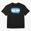 ARGENTINIAN FLAG PRINT Oversized T-Shirt Enjoy FIFA World Cup 2026 Group Stage Driven by Messi, Neymar and Mbappe, France Energy, Classic Soccer Heritage, Championship Pressure, Fan Loyalty and International Pride; Perfect for Supporters Who Want