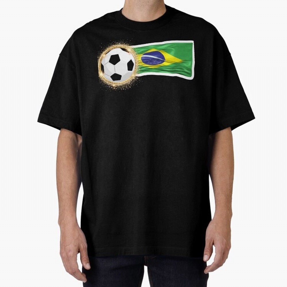 BRAZIL - BRAZILIAN FOOTBALL STICKER Classic T-Shirt Back Your Heroes with FIFA World Cup 2026 USA Canada Mexico for Fans of Mbappe and England, Bringing Game Day Rituals, Football Legends, Country Pride and the Road to the Final; Perfect for