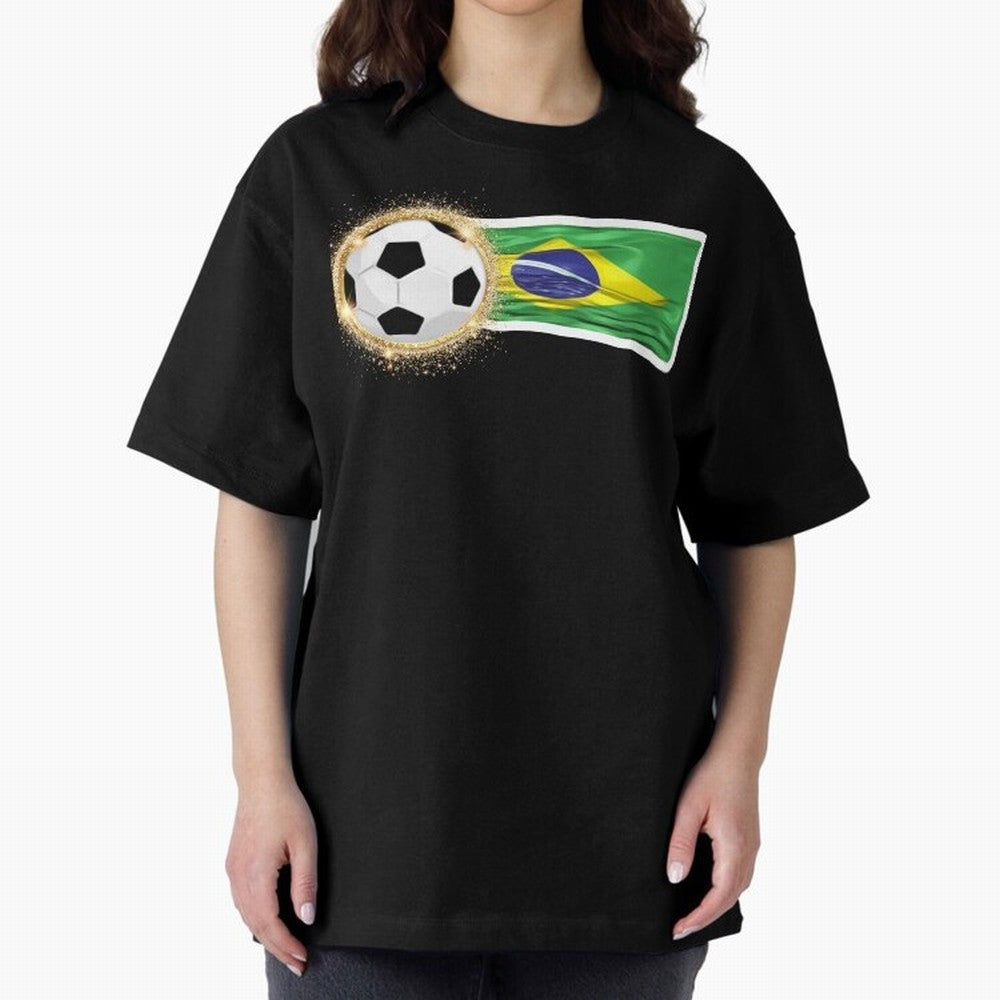 BRAZIL - BRAZILIAN FOOTBALL STICKER Classic T-Shirt Back Your Heroes with FIFA World Cup 2026 USA Canada Mexico for Fans of Mbappe and England, Bringing Game Day Rituals, Football Legends, Country Pride and the Road to the Final; Perfect for