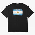 ARGENTINA FLAG WITH GOLDEN HEART Classic T-Shirt Live the Energy of Match Day Hype around FIFA World Cup 2026 Group Stage, Messi, Neymar and Mbappe, Portugal, Tournament Hype, Historic Matchups, Family Viewing Parties and Global Sports Pride;