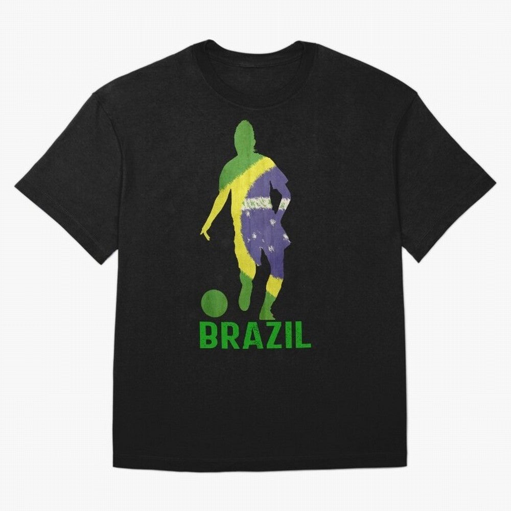 Brazil Essential T-Shirt Relive the Noise and Pride of the FIFA World Cup 2026 Group Stage Journey through Haaland Highlights, Brazil, Portugal and Argentina Pride, Vintage Soccer Flavor, Modern Football Stars, National Flags and Final Night