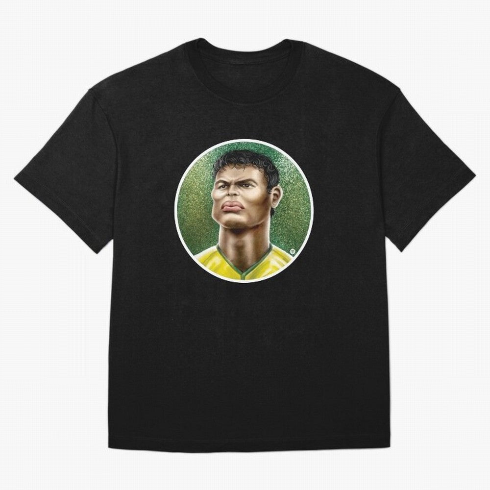 Footballicature : Thiago Silva Classic T-Shirt Refresh Global Football Passion for FIFA World Cup 2026, Highlighting CR7 and Messi, France, Champion Mindset, Group Stage Buzz, Knockout Tension and Passionate Fan Culture; Made for Collectors Who