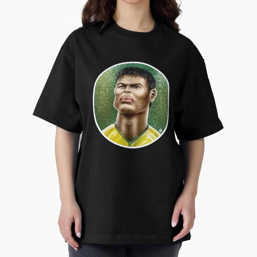 Footballicature : Thiago Silva Classic T-Shirt Refresh Global Football Passion for FIFA World Cup 2026, Highlighting CR7 and Messi, France, Champion Mindset, Group Stage Buzz, Knockout Tension and Passionate Fan Culture; Made for Collectors Who