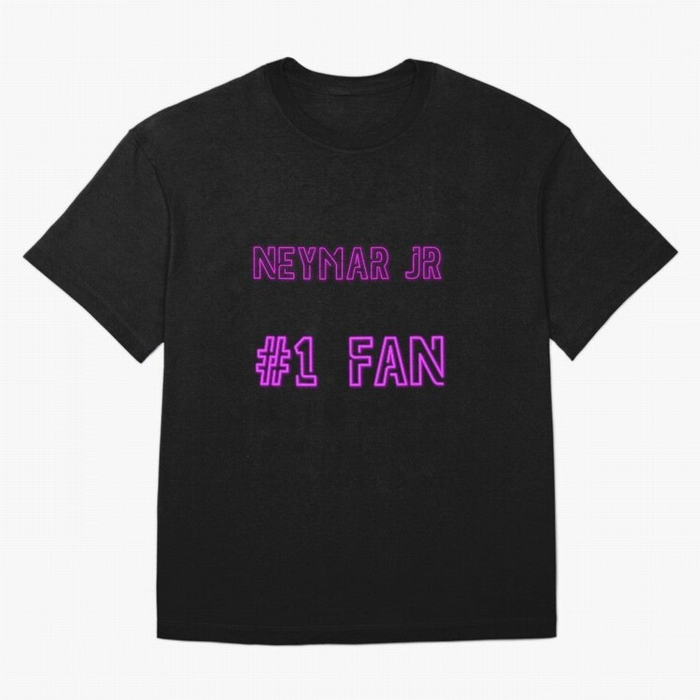 Neymar Jr #1 fan Oversized T-Shirt Celebrate Football Dreams Across Global Football Passion for FIFA World Cup 2026 USA Canada Mexico, Filled with Messi, Neymar and Mbappe, Germany, Football Festival Excitement, Trophy Ambitions, Country Rivalries