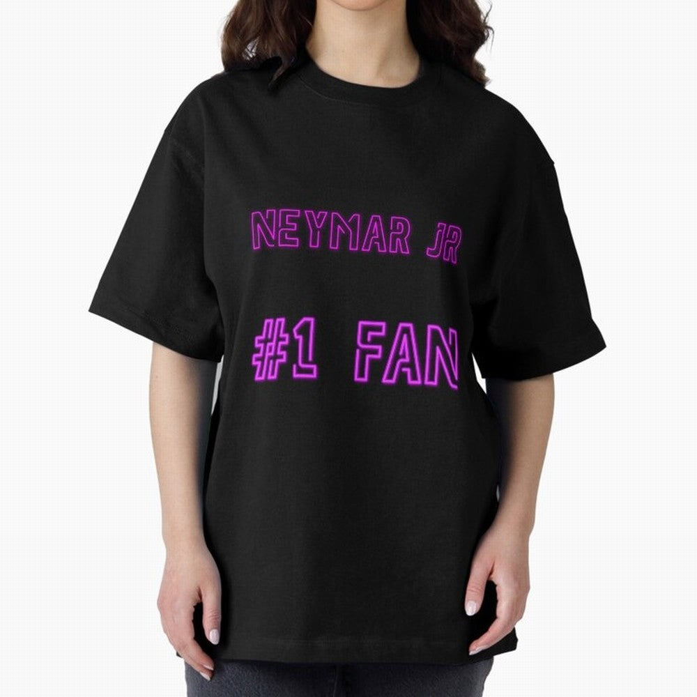 Neymar Jr #1 fan Oversized T-Shirt Celebrate Football Dreams Across Global Football Passion for FIFA World Cup 2026 USA Canada Mexico, Filled with Messi, Neymar and Mbappe, Germany, Football Festival Excitement, Trophy Ambitions, Country Rivalries