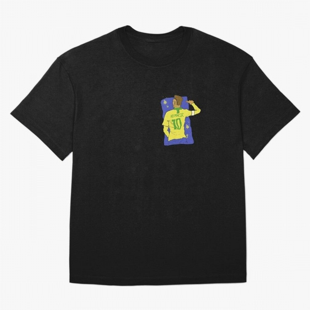 Neymar Jr. in Brazilian Glory Oversized T-Shirt Treasure FIFA World Cup 2026 USA Canada Mexico Spirit, Driven by Portugal, Spain and Germany, Messi and Cristiano Ronaldo, Goal Celebration Energy, Supporter Heritage, Football Icons and Worldwide