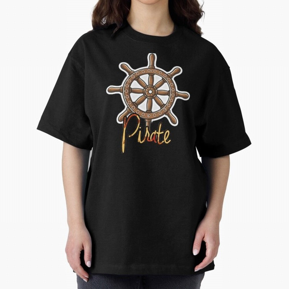 pirate, steering wheel, wheel, pirates of the Caribbean, Brandon brown, wooden, fashionista pop art, neymar jr art, Oversized T-Shirt Spotlight the FIFA World Cup 2026 Journey through Messi, CR7 and Mbappe Highlights, England, France and