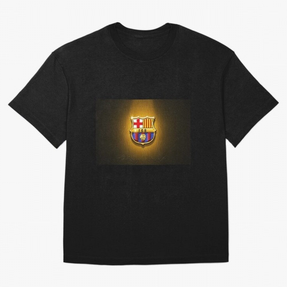 barcelona Oversized T-Shirt Carry the Dream of FIFA World Cup 2026 for Fans of Messi and France and Portugal, Bringing Retro Football Energy, Iconic Rivalries, Trophy Chase Drama and Stadium Atmosphere; Great for Supporters Who Love Legendary