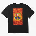 barcelona fire Classic T-Shirt Represent Match Day Hype around FIFA World Cup 2026, Haaland and Mbappe, England and Germany, Championship Spirit, Famous Goals, Roaring Crowds and International Football Unity; Ideal for Football Dads, Football Moms,
