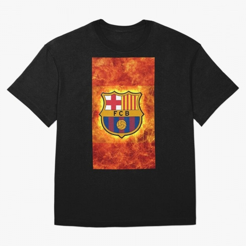 barcelona fire Classic T-Shirt Represent Match Day Hype around FIFA World Cup 2026, Haaland and Mbappe, England and Germany, Championship Spirit, Famous Goals, Roaring Crowds and International Football Unity; Ideal for Football Dads, Football Moms,