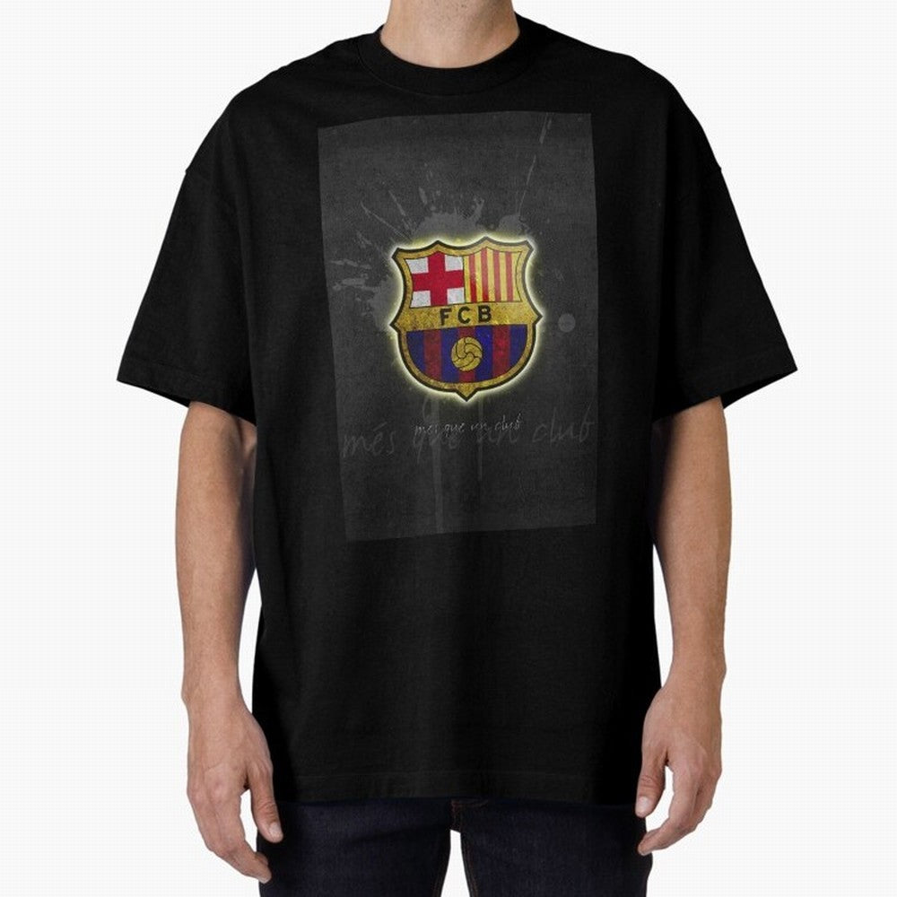 barcelona Oversized T-Shirt Show Your Tournament Heart for FIFA World Cup 2026 USA Canada Mexico Highlighting Messi, CR7 and Mbappe, Brazil Energy, Stadium Chants, National Pride, Trophy Dreams and Unforgettable Football Memories; Made for Die Hard