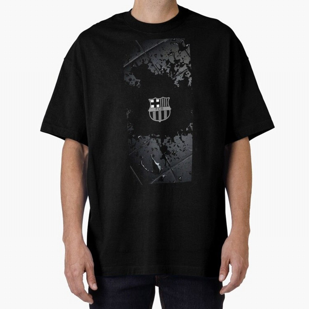 barcelona Oversized T-Shirt Bring Supporter Culture to Match Day Hype around FIFA World Cup 2026 USA Canada Mexico, Neymar, Netherlands, Championship Spirit, Famous Goals, Roaring Crowds and International Football Unity; Perfect for Fans,