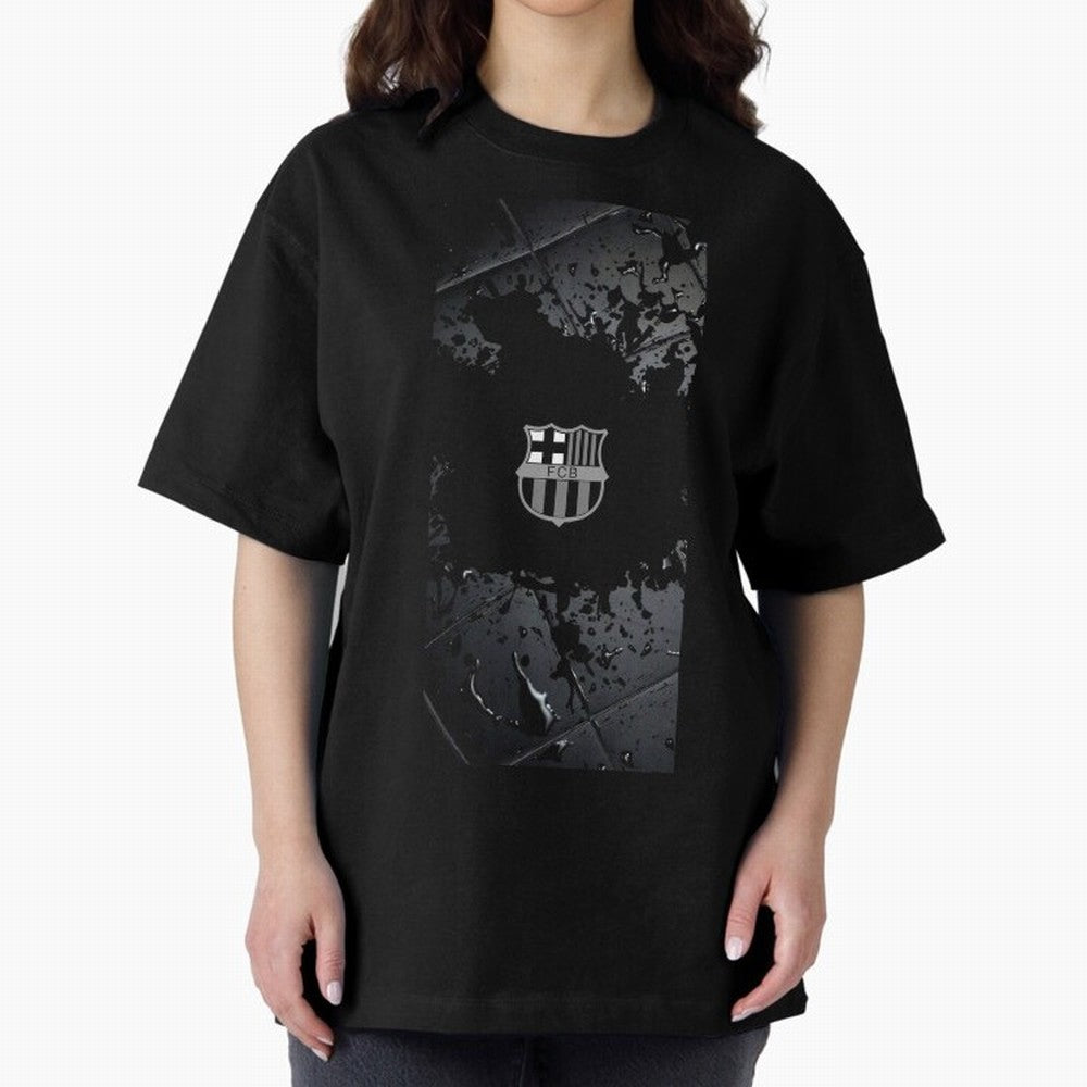 barcelona Oversized T-Shirt Bring Supporter Culture to Match Day Hype around FIFA World Cup 2026 USA Canada Mexico, Neymar, Netherlands, Championship Spirit, Famous Goals, Roaring Crowds and International Football Unity; Perfect for Fans,