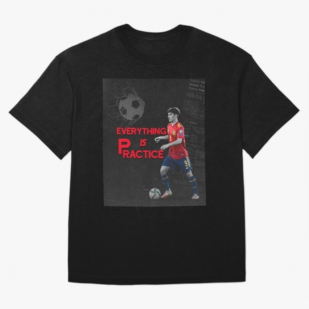 Pablo Gavi Oversized T-Shirt Stand Out with Spirit from Global Football Passion for FIFA World Cup 2026 USA Canada Mexico, Centered on Mbappe, Germany, Football History, Final Match Energy, Crowd Noise and Once in a Lifetime Moments; Built for