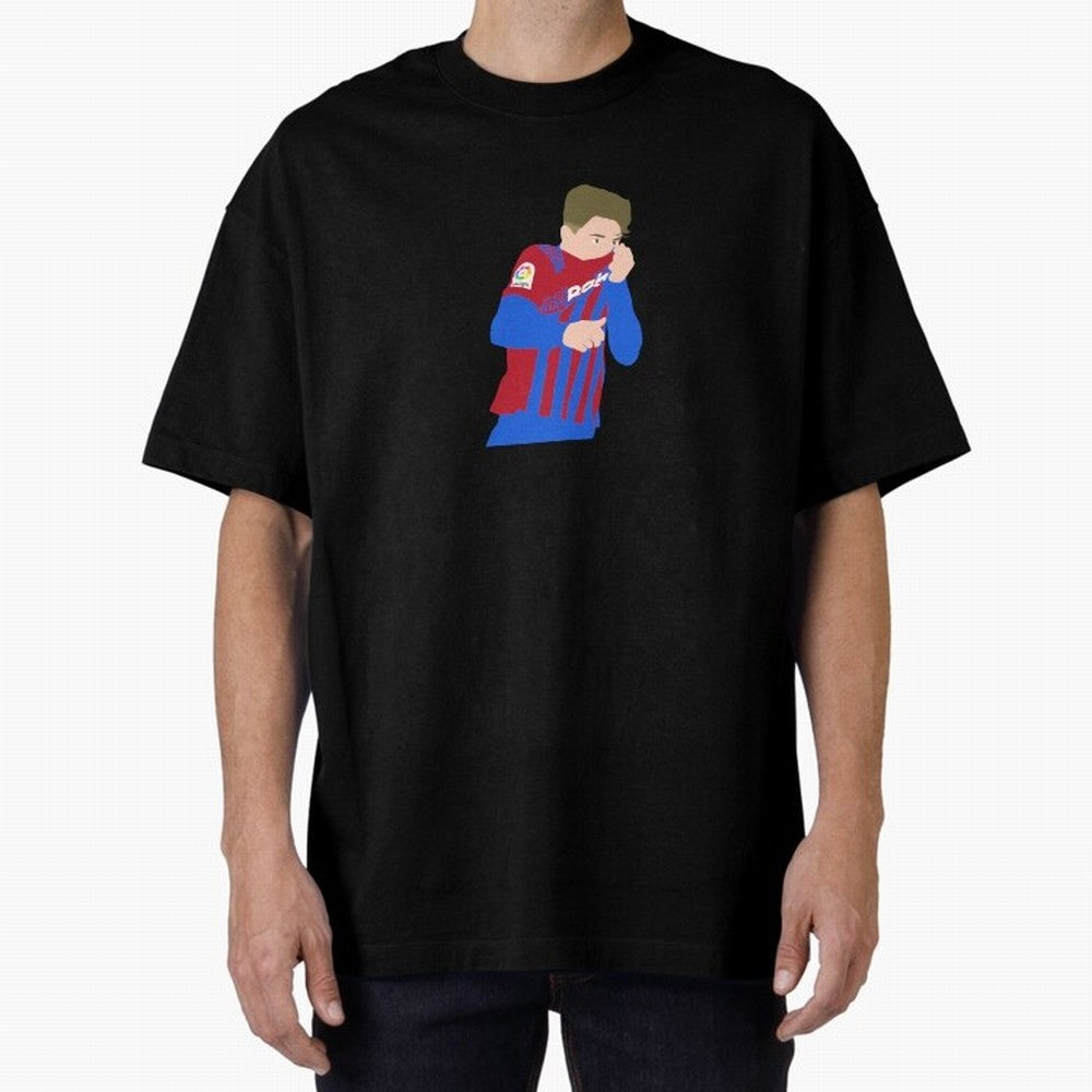Gavi Barcelona Oversized T-Shirt Honor Global Football Passion for FIFA World Cup 2026, Featuring Neymar, Netherlands, Football History, Final Match Energy, Crowd Noise and Once in a Lifetime Moments; Perfect for Fans, Collectors, Family