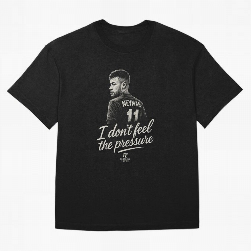 I Don¡¯t Feel The Pressure ¨C Neymar Inspired Street Football Art | Football Empire Classic T-Shirt Bring World Football Passion into FIFA World Cup 2026 Group Stage for Fans of Messi, CR7 and Mbappe and Argentina, Bringing Soccer Culture,
