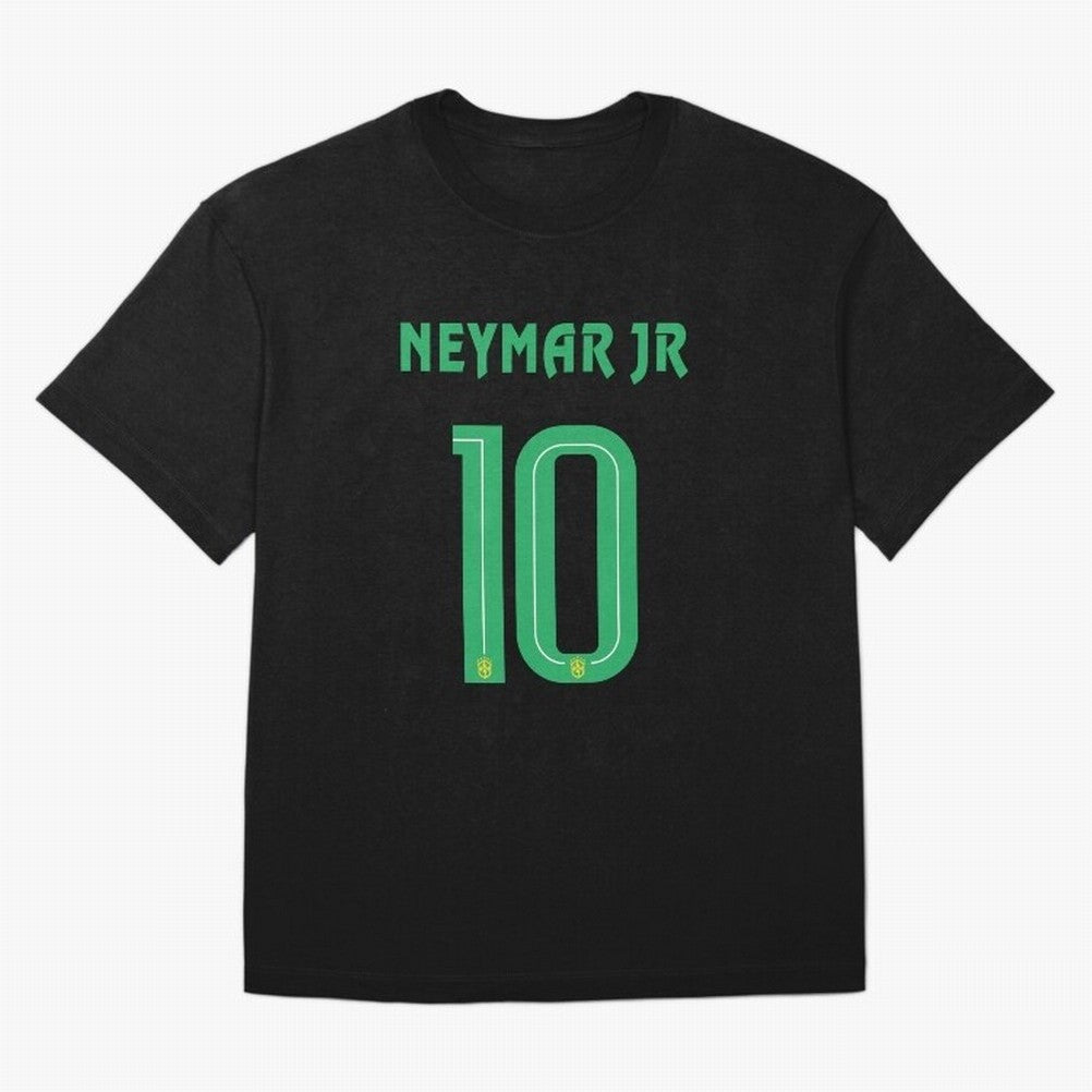 Brazil Neymar Jr 10 Shirt 2022-2023 Custom print Classic T-Shirt Bring Stadium Energy to FIFA World Cup 2026 Spirit, Highlighting Argentina and Brazil, Mbappe, Champion Mindset, Group Stage Buzz, Knockout Tension and Passionate Fan Culture; Perfect