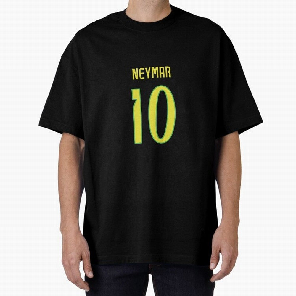 Neymar Jr Brazil Away Jersey 2024 Classic T-Shirt Celebrate the Stars of FIFA World Cup 2026 for Fans of CR7 and Portugal, Spain and Germany, Bringing Sports Nostalgia, International Competition, Famous Players and Unforgettable Victories; Ideal