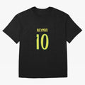 Neymar Jr Brazil Away Jersey 2024 Classic T-Shirt Celebrate the Stars of FIFA World Cup 2026 for Fans of CR7 and Portugal, Spain and Germany, Bringing Sports Nostalgia, International Competition, Famous Players and Unforgettable Victories; Ideal