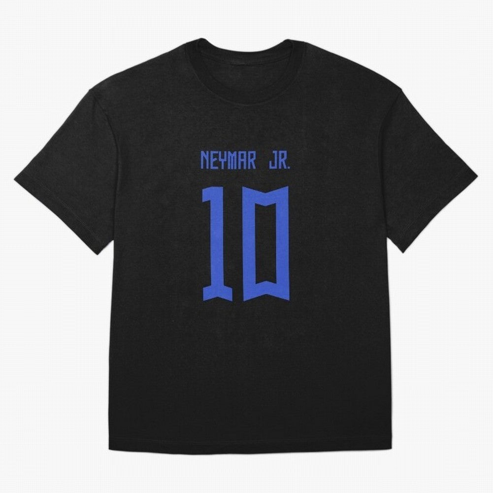 Neymar Jr Brazil White Jersey 2023 Oversized T-Shirt Bring Supporter Culture to FIFA World Cup 2026 Spirit, Highlighting Spain, Messi and Cristiano Ronaldo, Retro Football Energy, Iconic Rivalries, Trophy Chase Drama and Stadium Atmosphere; Perfect