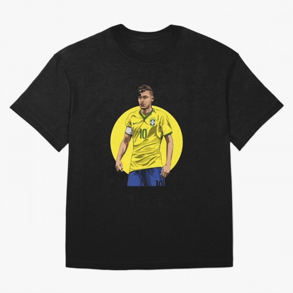 Neymar Jr. Magic: Exclusive Sticker Collection Classic T-Shirt Carry the Dream of FIFA World Cup 2026 Group Stage Capturing Haaland and Mbappe, Argentina Energy, Champion Mindset, Group Stage Buzz, Knockout Tension and Passionate Fan Culture; Ideal
