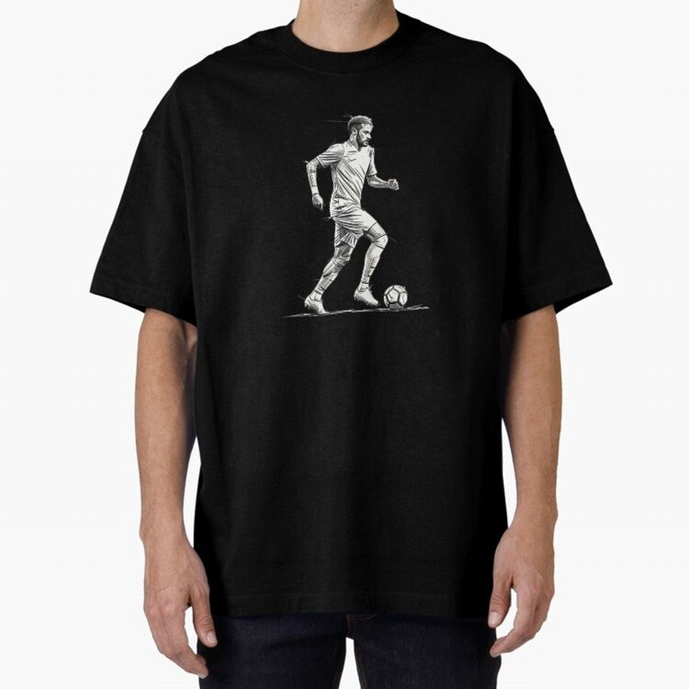 Neymar Jr. - The Dribble King Sketch Classic T-Shirt Relive Legendary Nights from Match Day Hype around FIFA World Cup 2026 Group Stage, Mbappe, Argentina, France and Brazil, Tournament Hype, Historic Matchups, Family Viewing Parties and Global