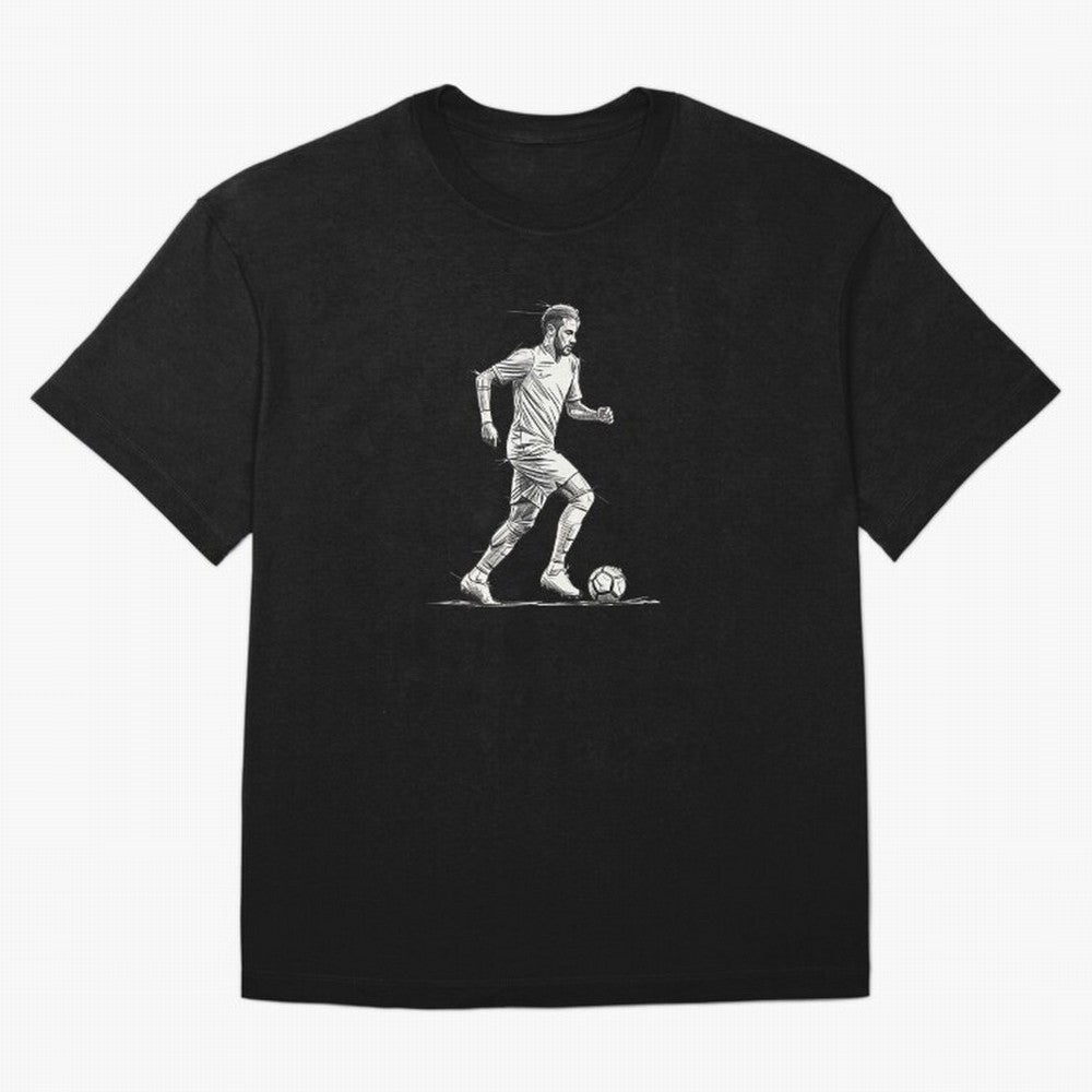 Neymar Jr. - The Dribble King Sketch Classic T-Shirt Relive Legendary Nights from Match Day Hype around FIFA World Cup 2026 Group Stage, Mbappe, Argentina, France and Brazil, Tournament Hype, Historic Matchups, Family Viewing Parties and Global