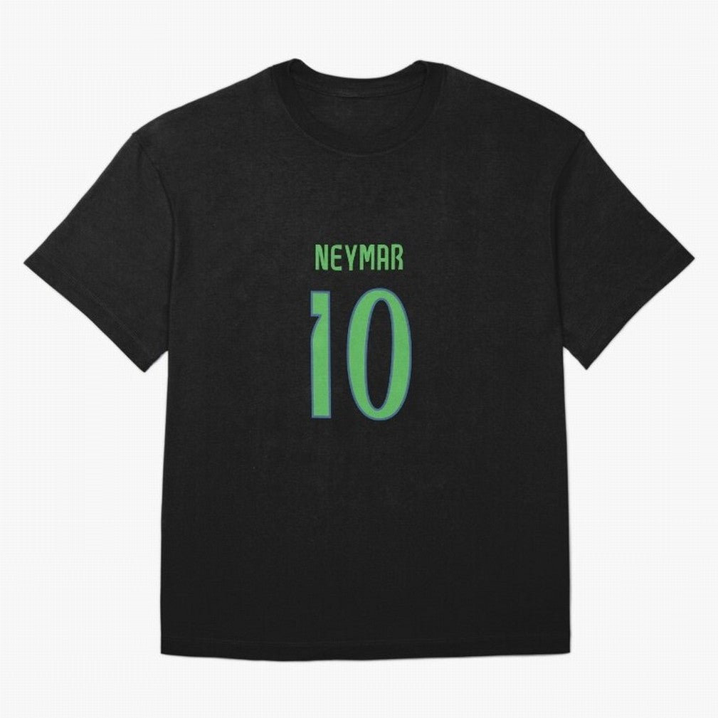 Neymar Jr Brazil Home Jersey 2024 Classic T-Shirt Relive Legendary Nights from FIFA World Cup 2026 Group Stage Spirit, Centered on Brazil, Portugal and Argentina, Messi and Cristiano Ronaldo, Championship Spirit, Famous Goals, Roaring Crowds and