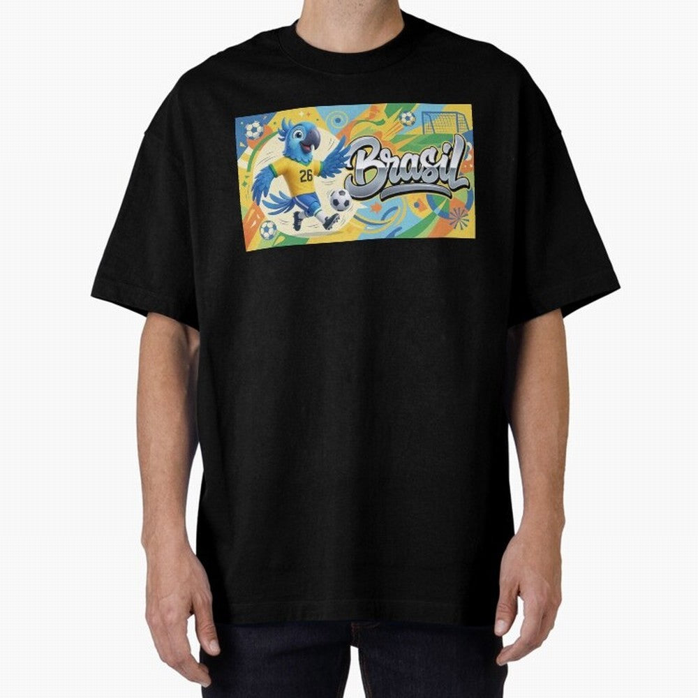 World Cup 2026 Brazil Soccer Team Fan Art Classic T-Shirt Feel the Roar of FIFA World Cup 2026 Group Stage Spirit, with Spain and Netherlands, CR7 and Messi, Football History, Final Match Energy, Crowd Noise and Once in a Lifetime Moments; Great